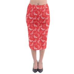 Pattern Midi Pencil Skirt by Valentinaart