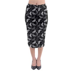 Pattern Midi Pencil Skirt by Valentinaart