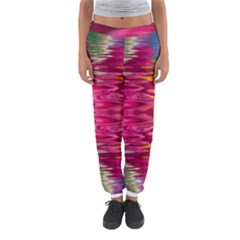 Abstract Pink Colorful Water Background Women s Jogger Sweatpants by Amaryn4rt