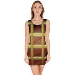 Drawing Of A Color Fractal Window Sleeveless Bodycon Dress by Amaryn4rt