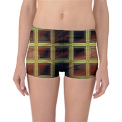 Drawing Of A Color Fractal Window Boyleg Bikini Bottoms by Amaryn4rt