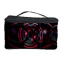 Fractal Red Cross On Black Background Cosmetic Storage Case View1