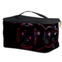 Fractal Red Cross On Black Background Cosmetic Storage Case View3