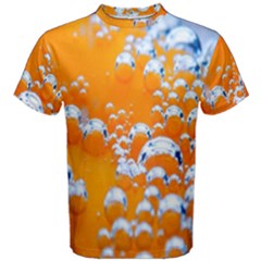 Bubbles Background Men s Cotton Tee by Amaryn4rt