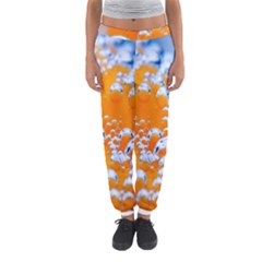 Bubbles Background Women s Jogger Sweatpants by Amaryn4rt