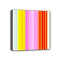 Multi Colored Bright Stripes Striped Background Wallpaper Mini Canvas 4  x 4  View1