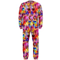 Spring Hearts Bohemian Artwork Onepiece Jumpsuit (men)  by KirstenStar