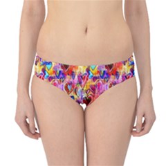 Spring Hearts Bohemian Artwork Hipster Bikini Bottoms by KirstenStar