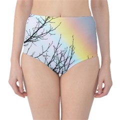 Rainbow Sky Spectrum Rainbow Colors High-waist Bikini Bottoms by Amaryn4rt