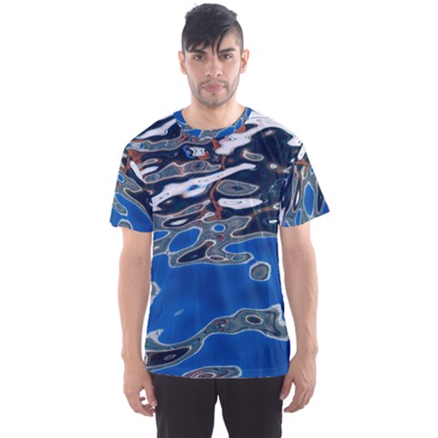 Colorful Reflections In Water Men s Sport Mesh Tee by Amaryn4rt