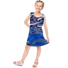 Colorful Reflections In Water Kids  Tunic Dress by Amaryn4rt