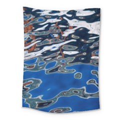 Colorful Reflections In Water Medium Tapestry by Amaryn4rt