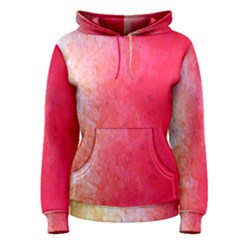 Abstract Red And Gold Ink Blot Gradient Women s Pullover Hoodie by Amaryn4rt