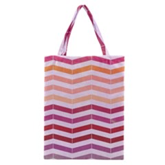 Abstract Vintage Lines Classic Tote Bag by Amaryn4rt