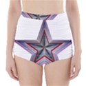 Star Abstract Geometric Art High-Waisted Bikini Bottoms View1