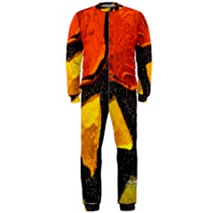 Colorful Glass Mosaic Art And Abstract Wall Background Onepiece Jumpsuit (men)  by Amaryn4rt