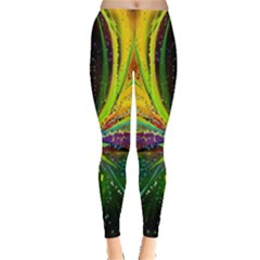 Future Abstract Desktop Wallpaper Leggings  by Amaryn4rt