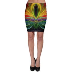 Future Abstract Desktop Wallpaper Bodycon Skirt by Amaryn4rt