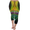 Future Abstract Desktop Wallpaper Capri Winter Leggings  View4