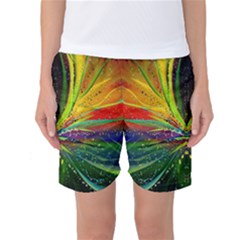 Future Abstract Desktop Wallpaper Women s Basketball Shorts by Amaryn4rt