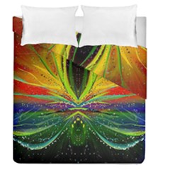 Future Abstract Desktop Wallpaper Duvet Cover Double Side (queen Size) by Amaryn4rt