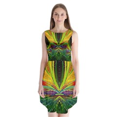 Future Abstract Desktop Wallpaper Sleeveless Chiffon Dress   by Amaryn4rt