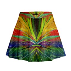 Future Abstract Desktop Wallpaper Mini Flare Skirt by Amaryn4rt