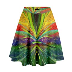 Future Abstract Desktop Wallpaper High Waist Skirt by Amaryn4rt