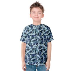 Navy Camouflage Kids  Cotton Tee