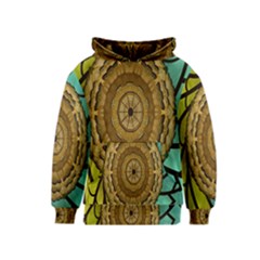 Kaleidoscope Dream Illusion Kids  Pullover Hoodie by Amaryn4rt