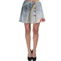 Watercolour Lighthouse Rainbow Skater Skirt View1