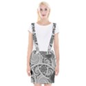 Fractal Wallpaper Black N White Chaos Suspender Skirt View1