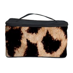 Yellow And Brown Spots On Giraffe Skin Texture Cosmetic Storage Case by Amaryn4rt