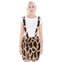 Yellow And Brown Spots On Giraffe Skin Texture Suspender Skirt View1