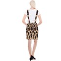 Yellow And Brown Spots On Giraffe Skin Texture Suspender Skirt View2