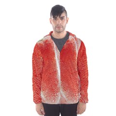 Red Pepper And Bubbles Hooded Wind Breaker (men) by Amaryn4rt