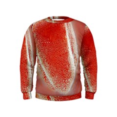 Red Pepper And Bubbles Kids  Sweatshirt by Amaryn4rt