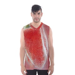 Red Pepper And Bubbles Men s Basketball Tank Top by Amaryn4rt