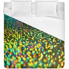 Construction Paper Iridescent Duvet Cover (king Size) by Amaryn4rt