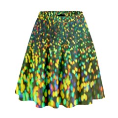 Construction Paper Iridescent High Waist Skirt by Amaryn4rt