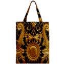 Golden Sun Zipper Classic Tote Bag View1