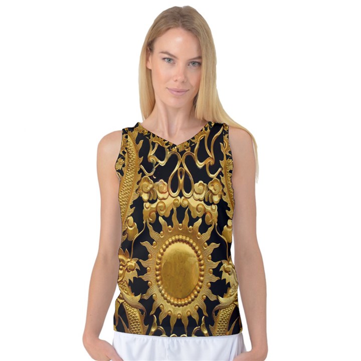 Golden Sun Women s Basketball Tank Top