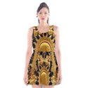 Golden Sun Scoop Neck Skater Dress View1