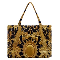 Golden Sun Medium Zipper Tote Bag by Amaryn4rt