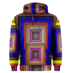 Square Abstract Geometric Art Men s Pullover Hoodie