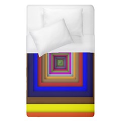 Square Abstract Geometric Art Duvet Cover (Single Size)