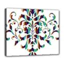 Damask Decorative Ornamental Deluxe Canvas 24  x 20   View1