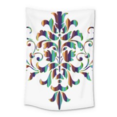 Damask Decorative Ornamental Small Tapestry by Amaryn4rt