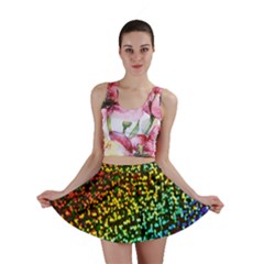 Construction Paper Iridescent Mini Skirt by Amaryn4rt