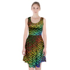 Construction Paper Iridescent Racerback Midi Dress by Amaryn4rt